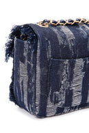 Kadın Mavi Uzun Askılı Omuz Çantası | Derimod