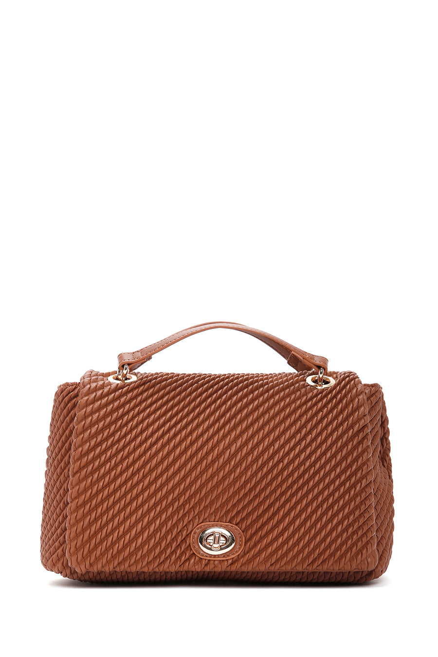 Women's Tan Long Strap Shoulder Bag
