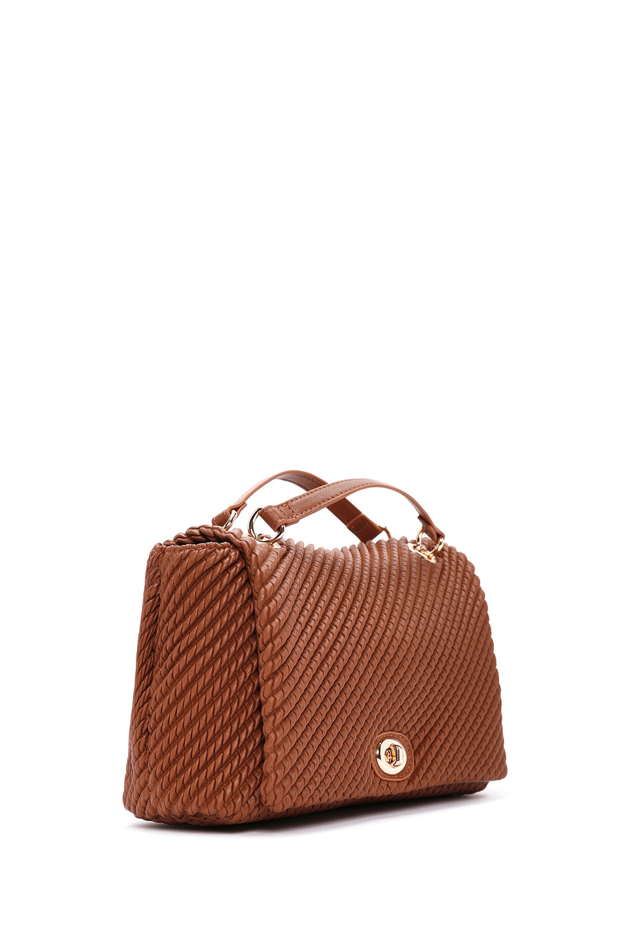 Women's Tan Long Strap Shoulder Bag