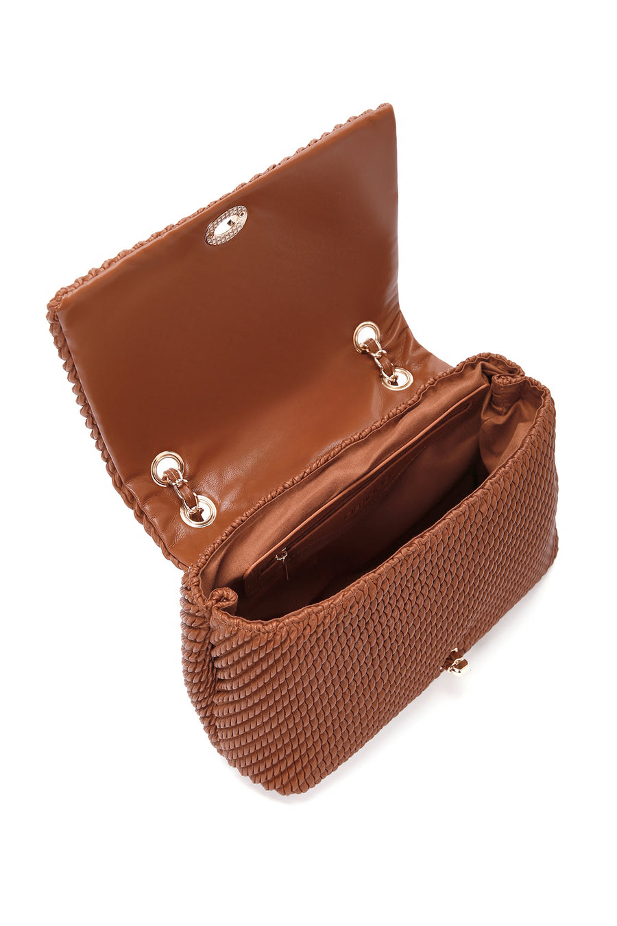 Women's Tan Long Strap Shoulder Bag