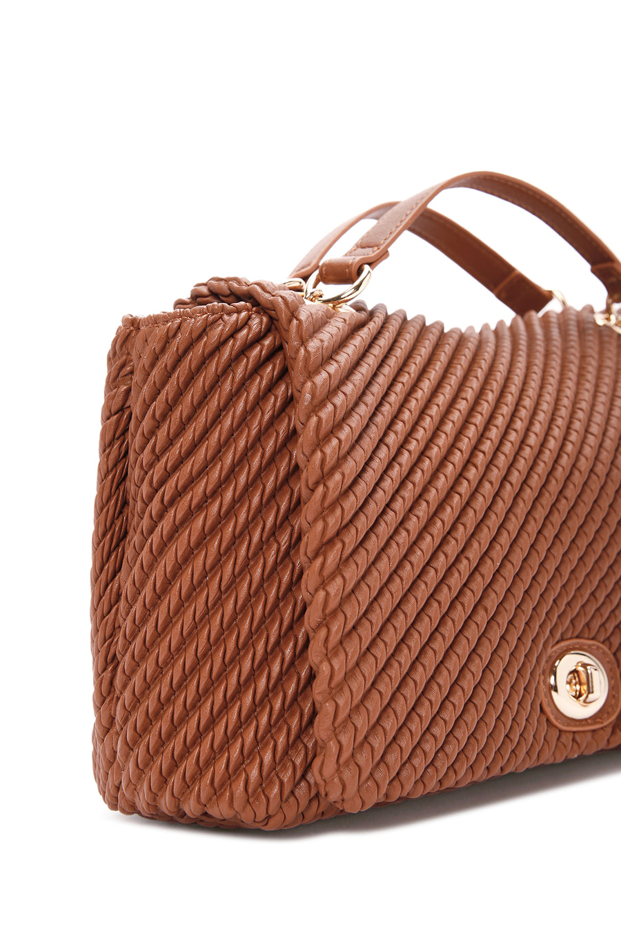 Women's Tan Long Strap Shoulder Bag