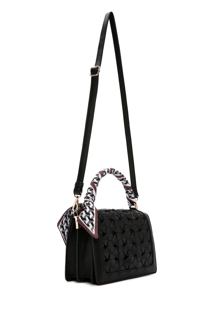 Kadın Siyah Uzun Askılı Çapraz Çanta