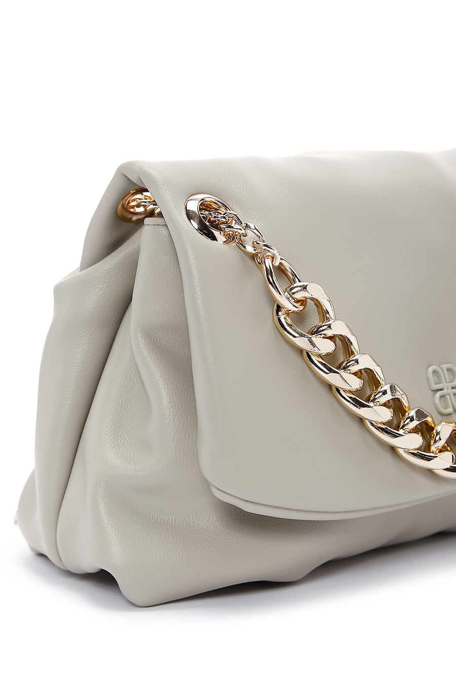Women's Green Long Chain Strap Shoulder Bag