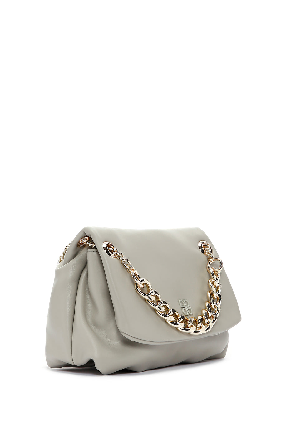 Women's Green Long Chain Strap Shoulder Bag