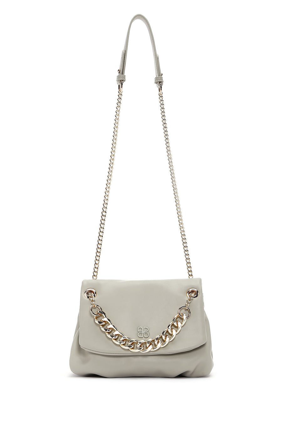 Women's Green Long Chain Strap Shoulder Bag