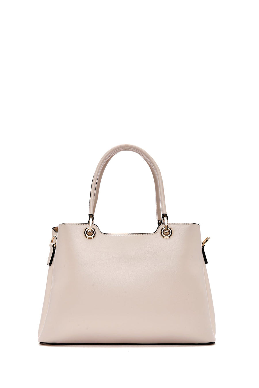 Women's Cream Long Strap Shoulder Bag