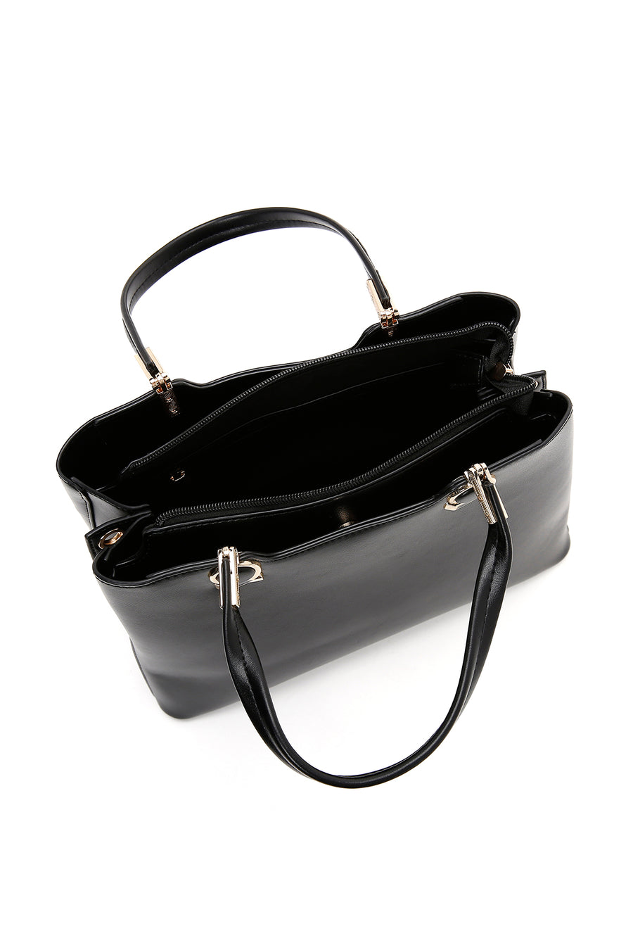 Women's Black Long Strap Shoulder Bag