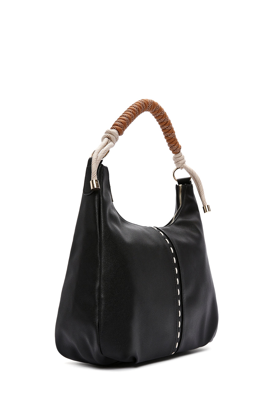 Women's Black Long Strap Shoulder Bag