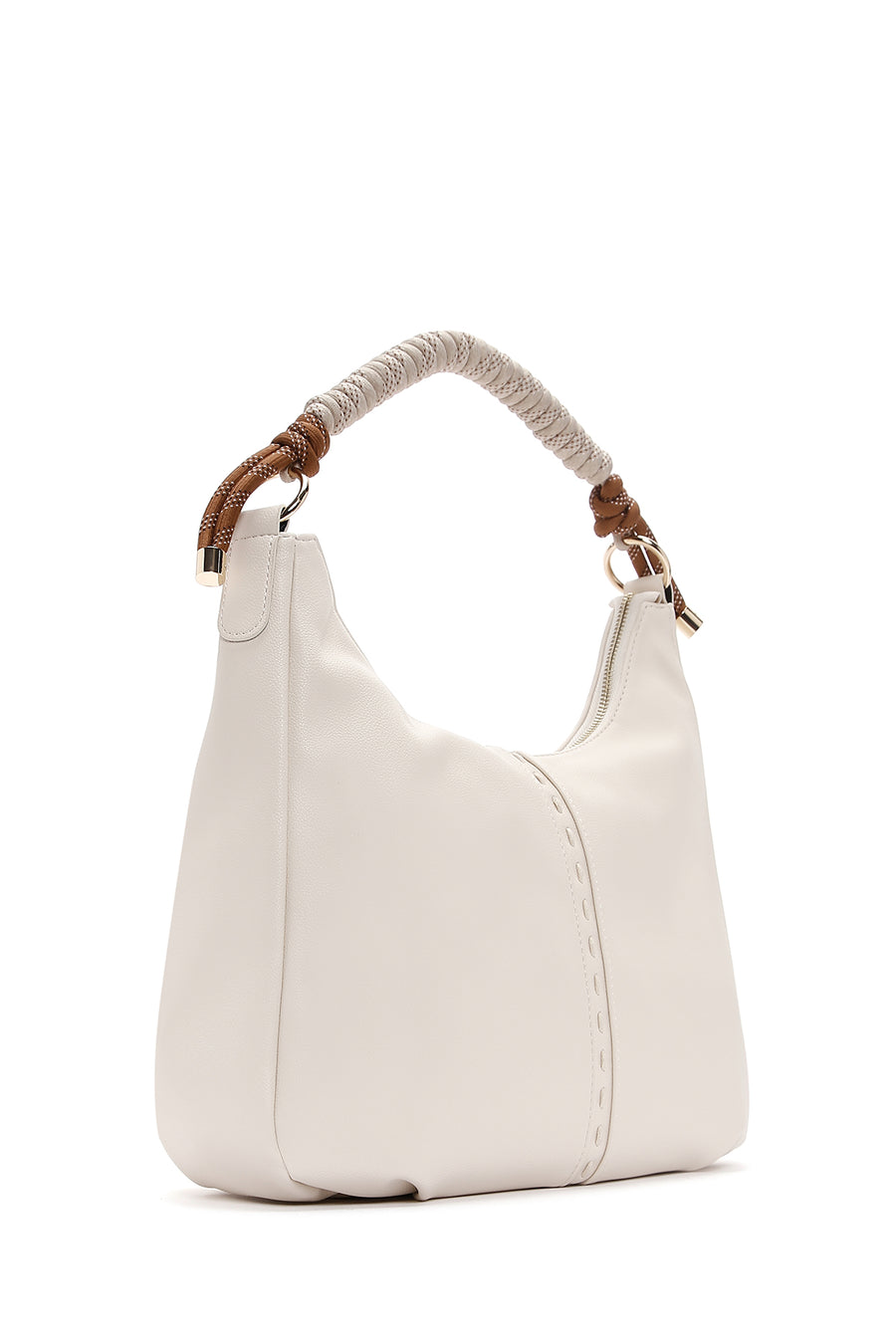 Women's Beige Long Strap Shoulder Bag