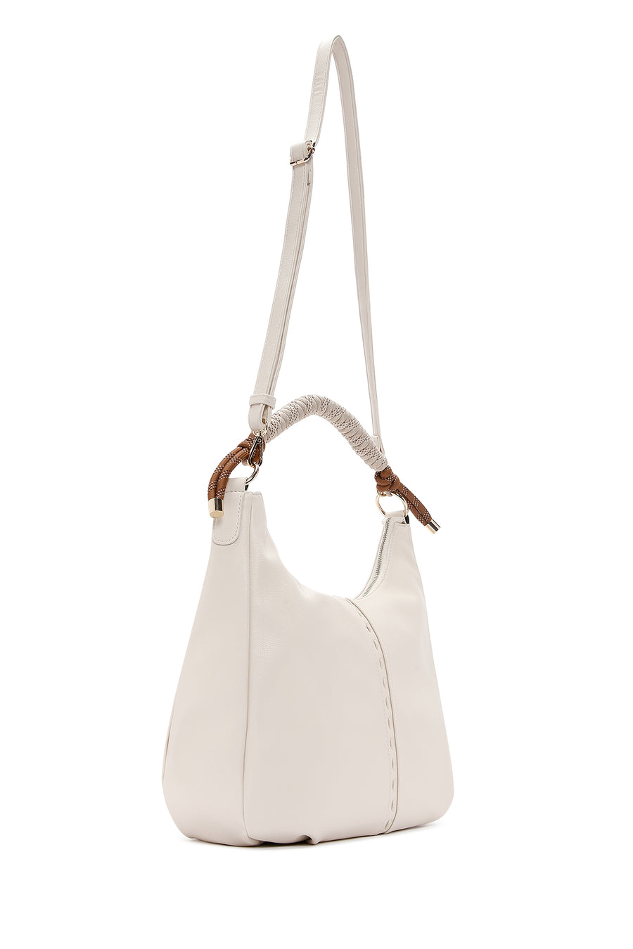 Women's Beige Long Strap Shoulder Bag