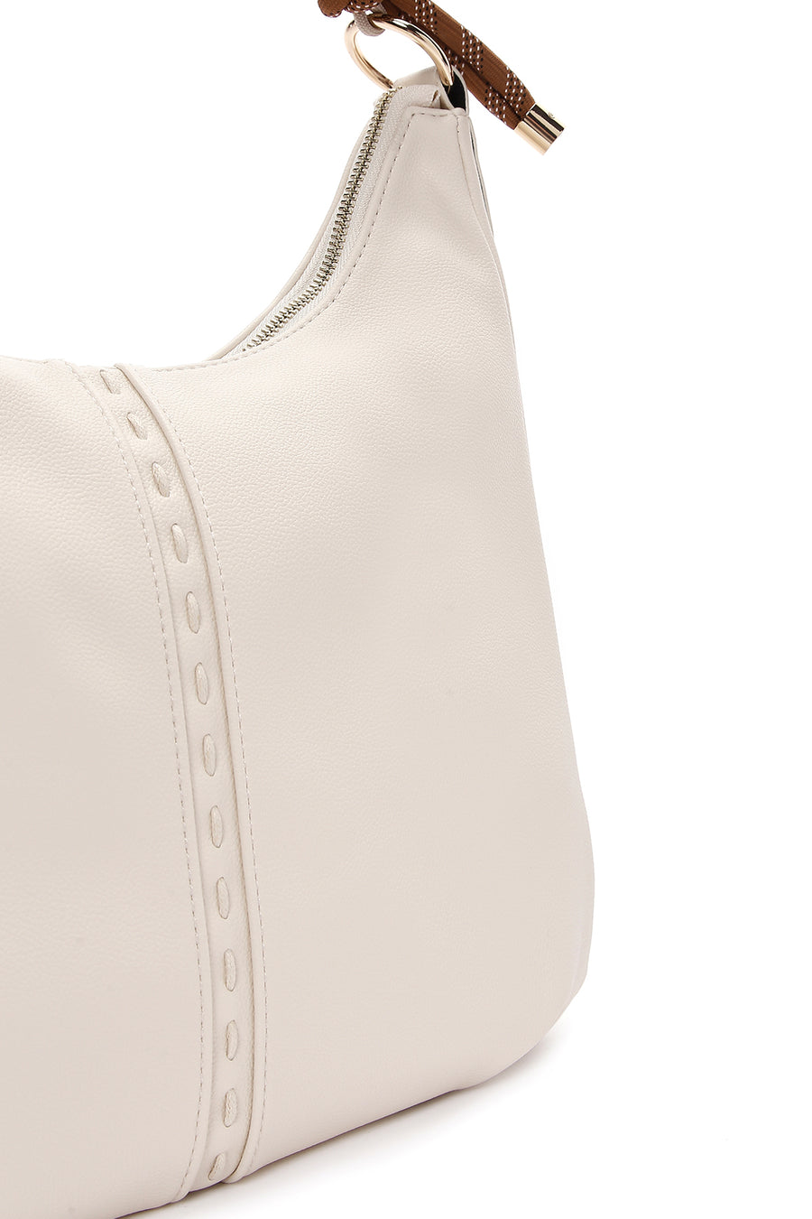 Women's Beige Long Strap Shoulder Bag