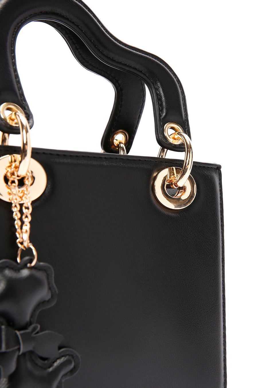 Women's Black Long Strap Shoulder Bag