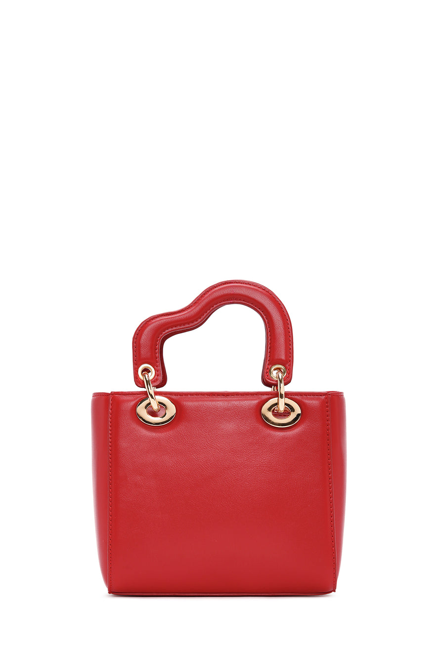 Women's Red Long Strap Shoulder Bag