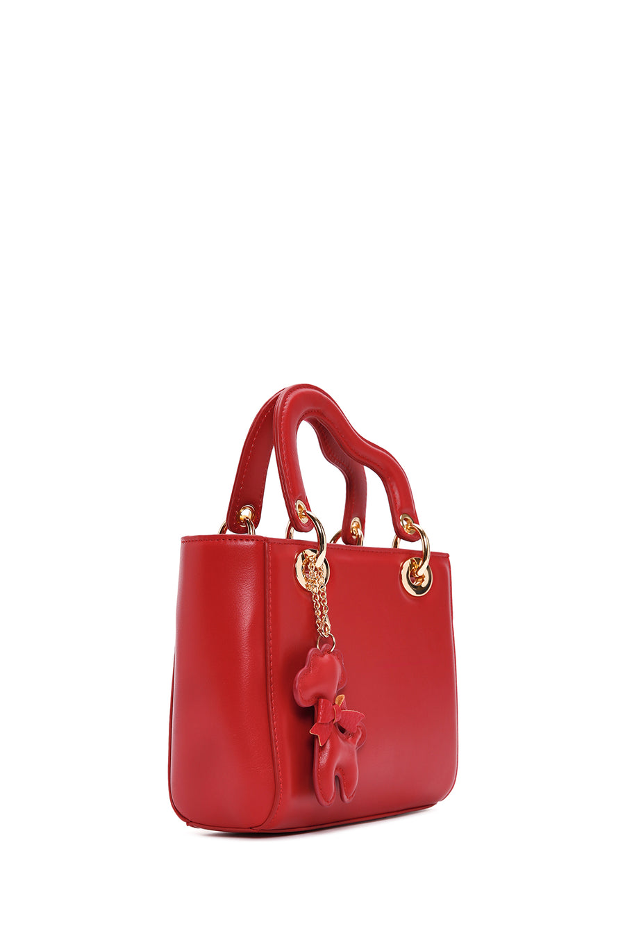 Women's Red Long Strap Shoulder Bag