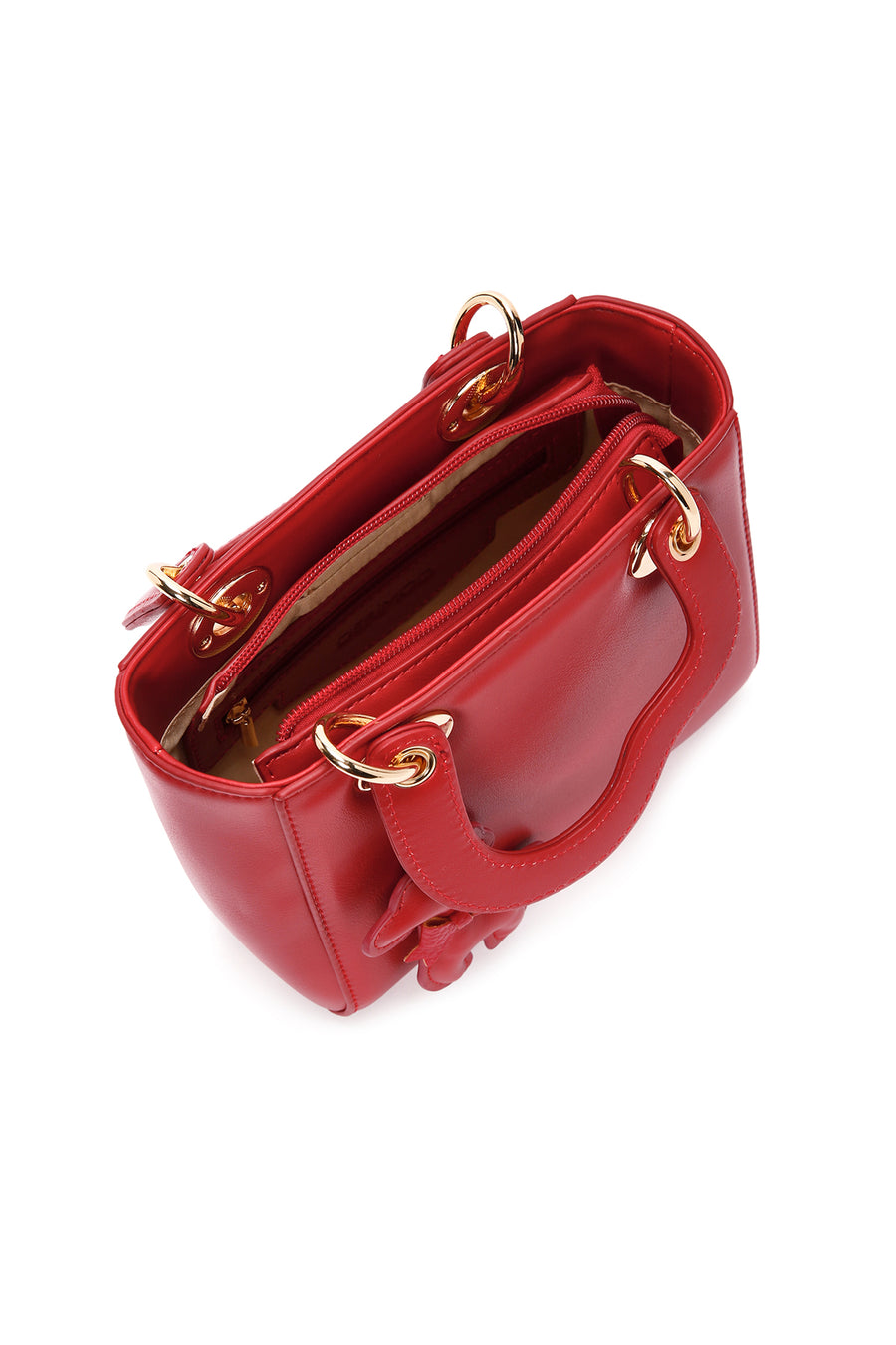 Women's Red Long Strap Shoulder Bag