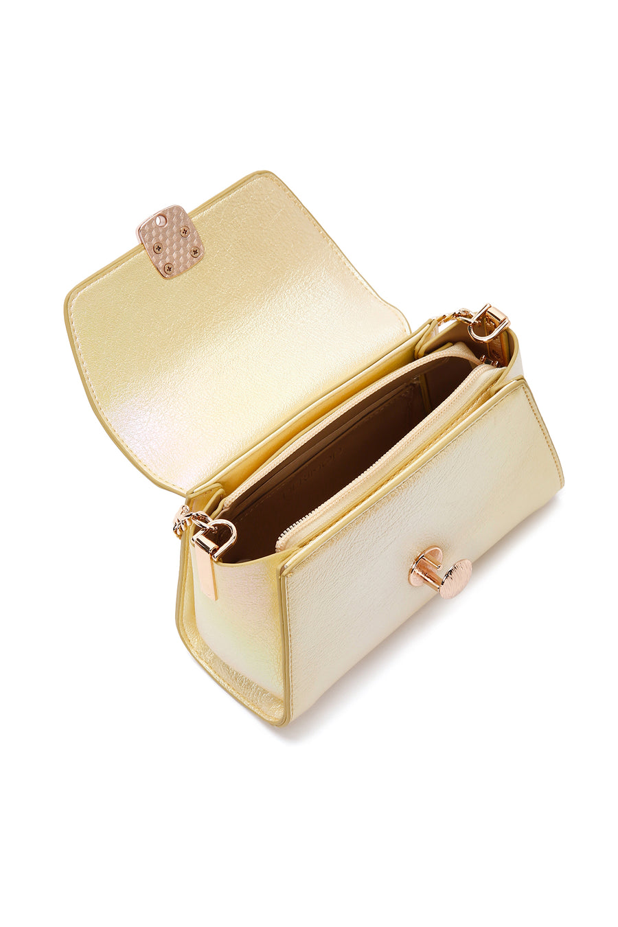 Women's Yellow Long Strap Crossbody Bag