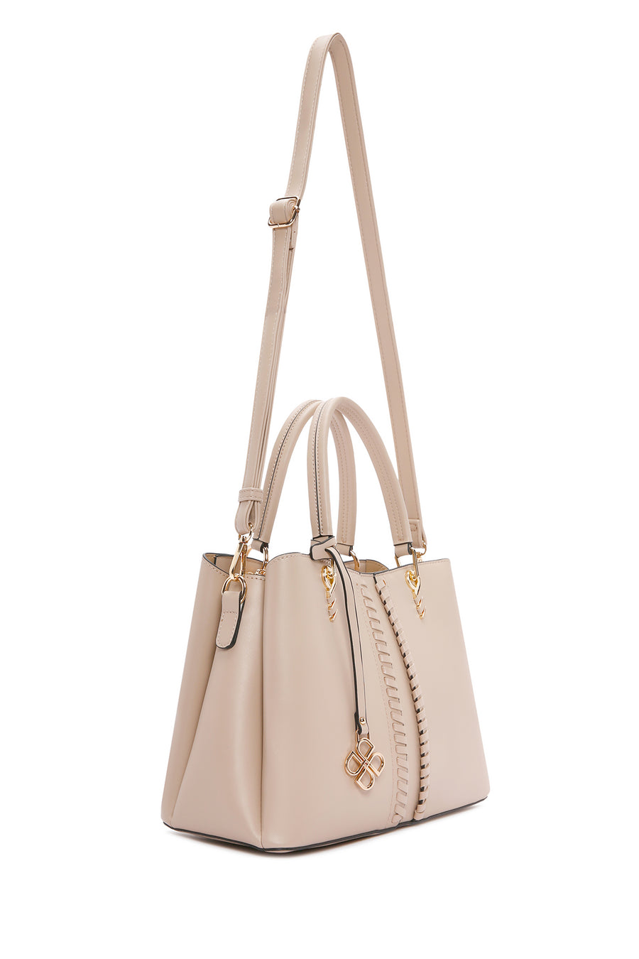 Women's Beige Long Strap Shoulder Bag