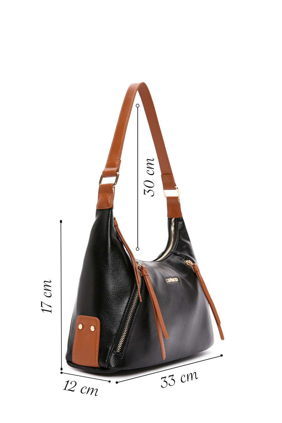 Women's Black Shoulder Bag
