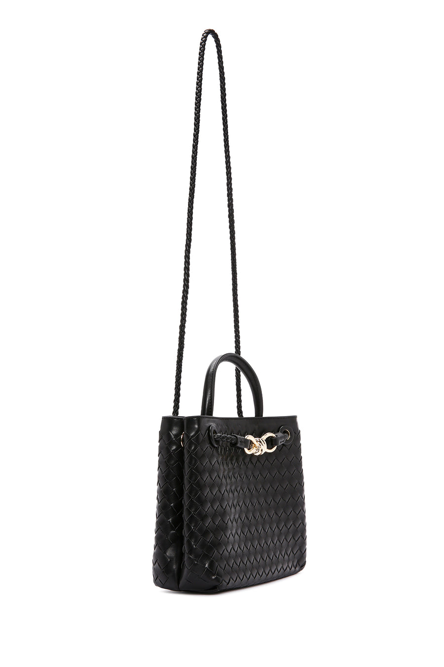 Women's Black Long Strap Shoulder Bag