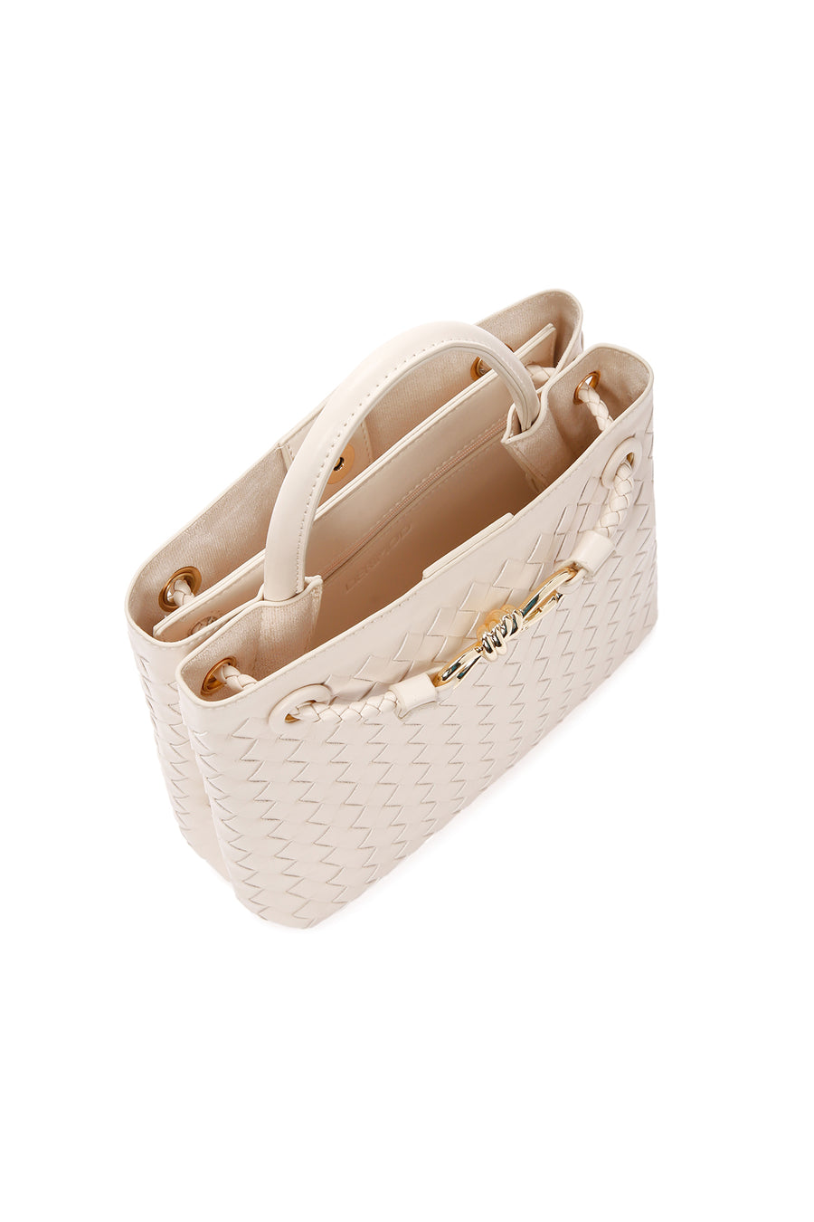 Women's Cream Long Strap Shoulder Bag