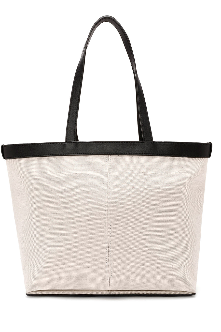 Women's Cream Fabric Shoulder Bag