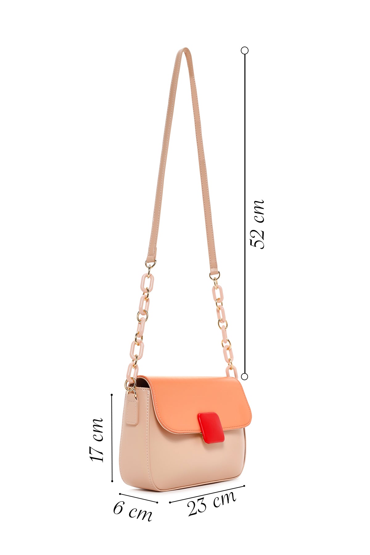 Kadın Turuncu Uzun Askılı Omuz Çantası