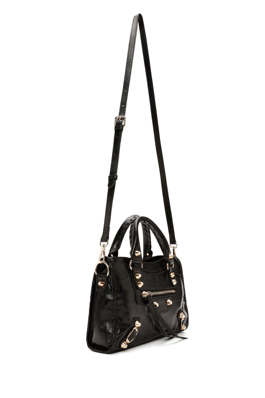Women's Black Long Strap Shoulder Bag