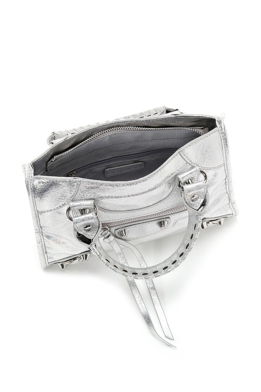 Women's Silver Long Strap Shoulder Bag