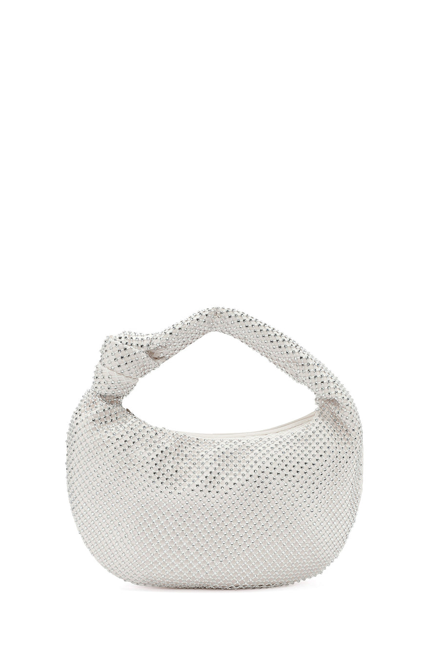 Women's White Stone Handbag