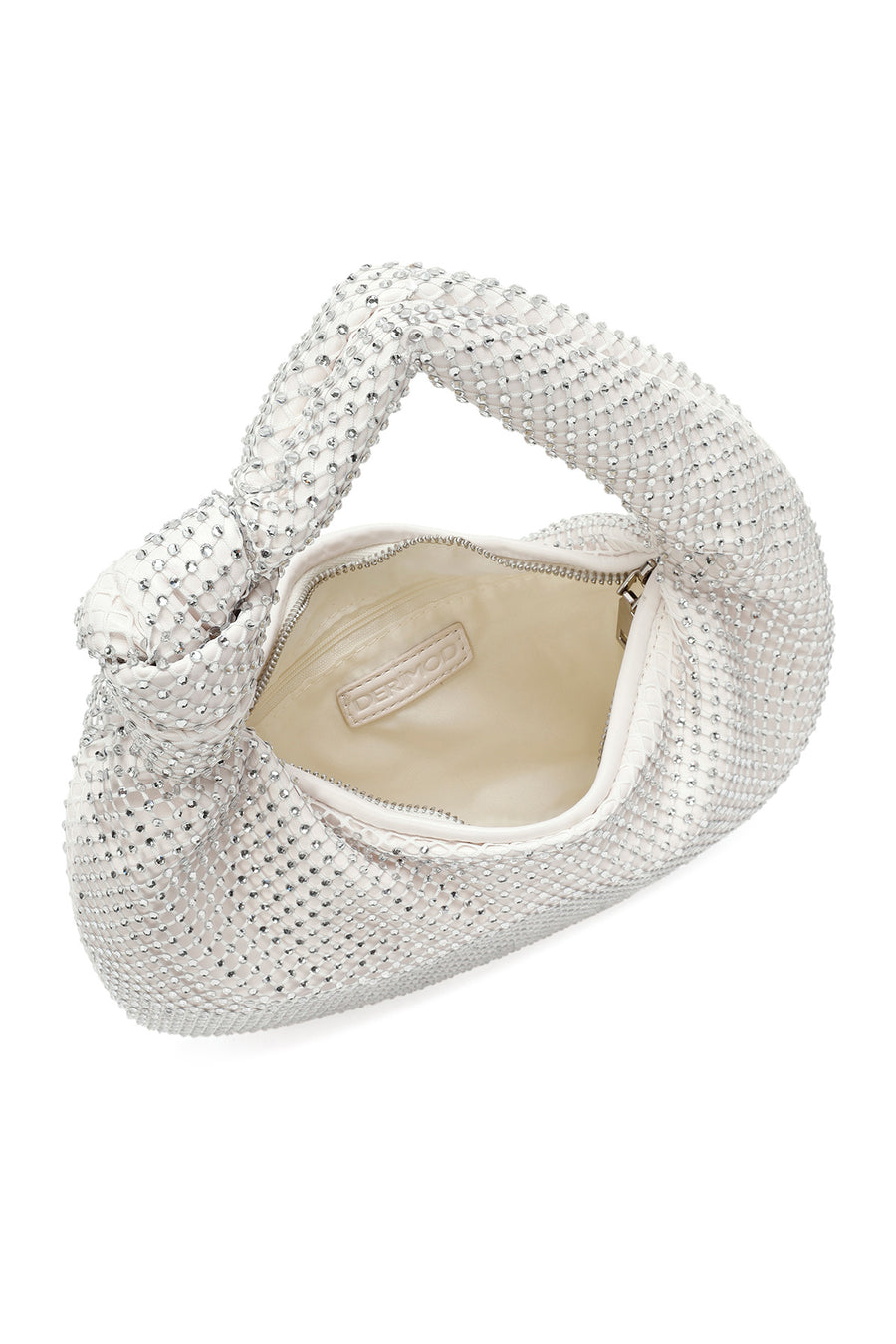 Women's White Stone Handbag