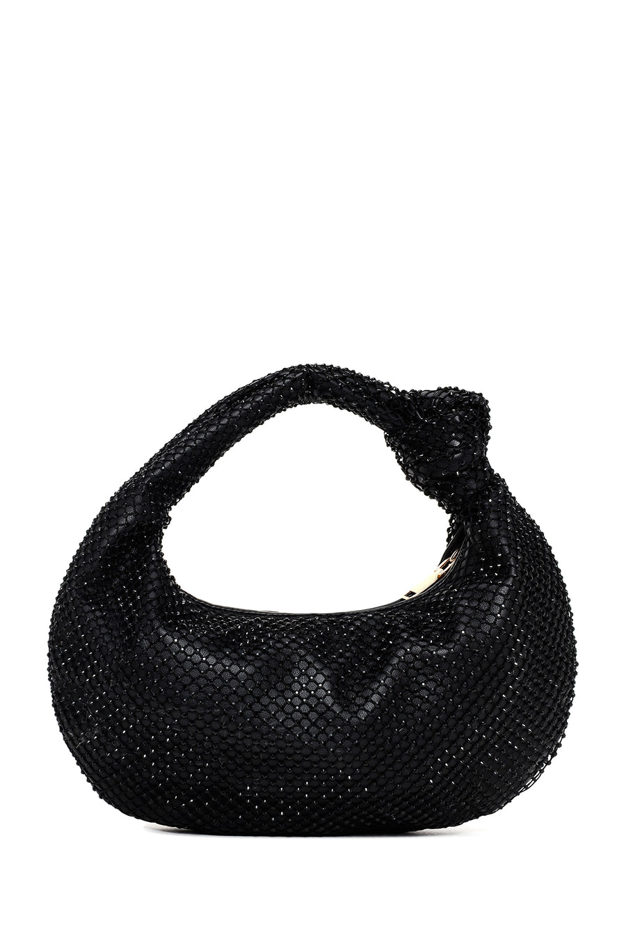 Women's Black Stone Handbag