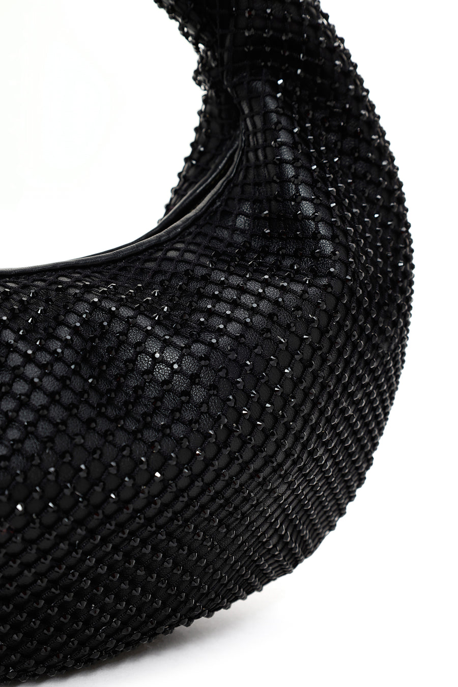 Women's Black Stone Handbag