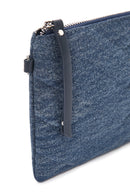 Kadın Mavi Uzun Zincir Askılı Kapitone Kol Çantası | Derimod