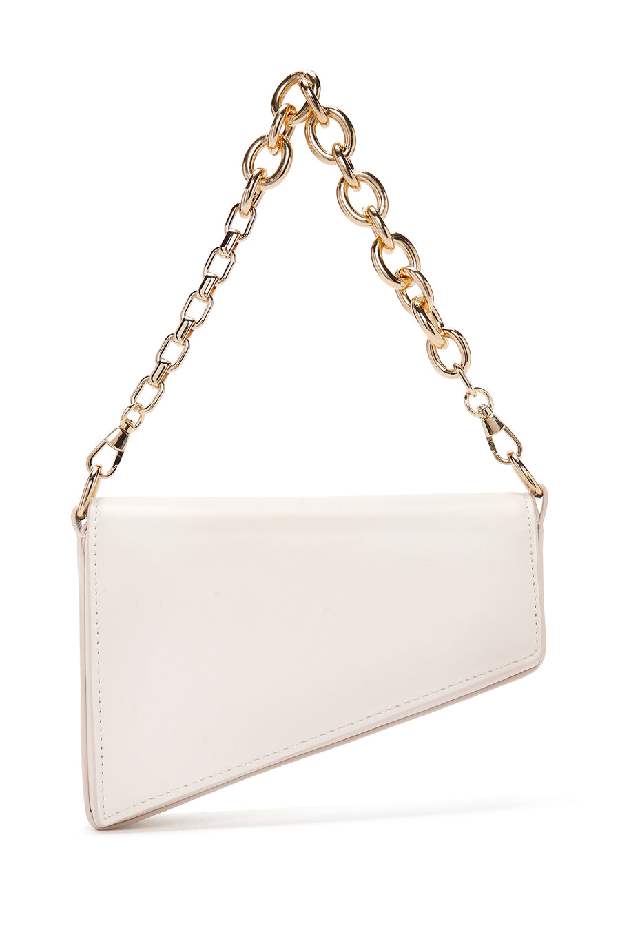 Women's Cream Chain Strap Shoulder Bag
