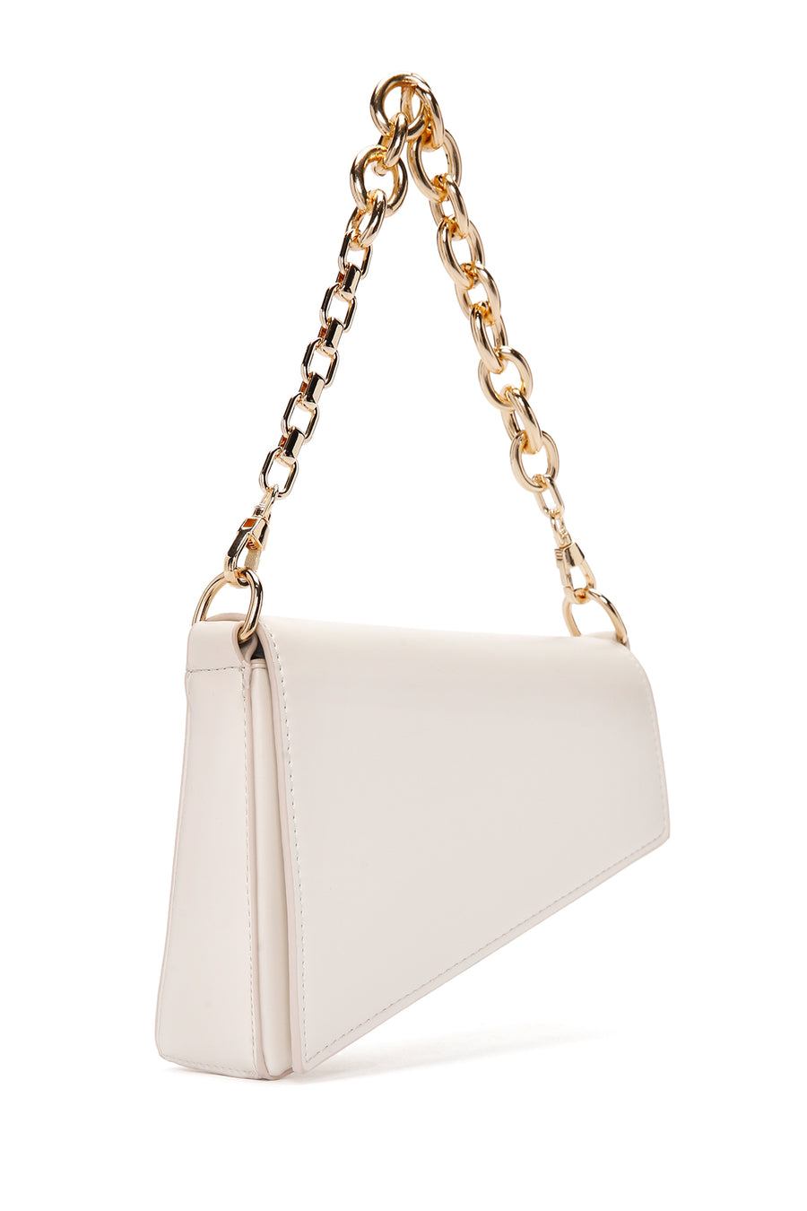 Women's Cream Chain Strap Shoulder Bag