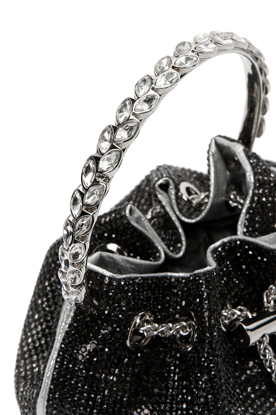 Women's Powder Long Chain Strap Stone Cross Bag