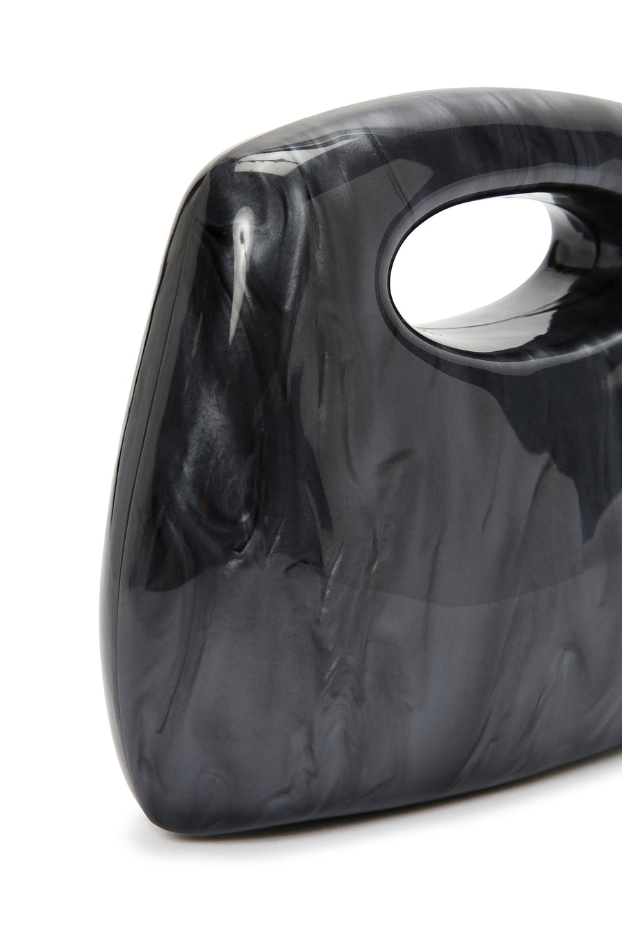Women's Black Box Handbag