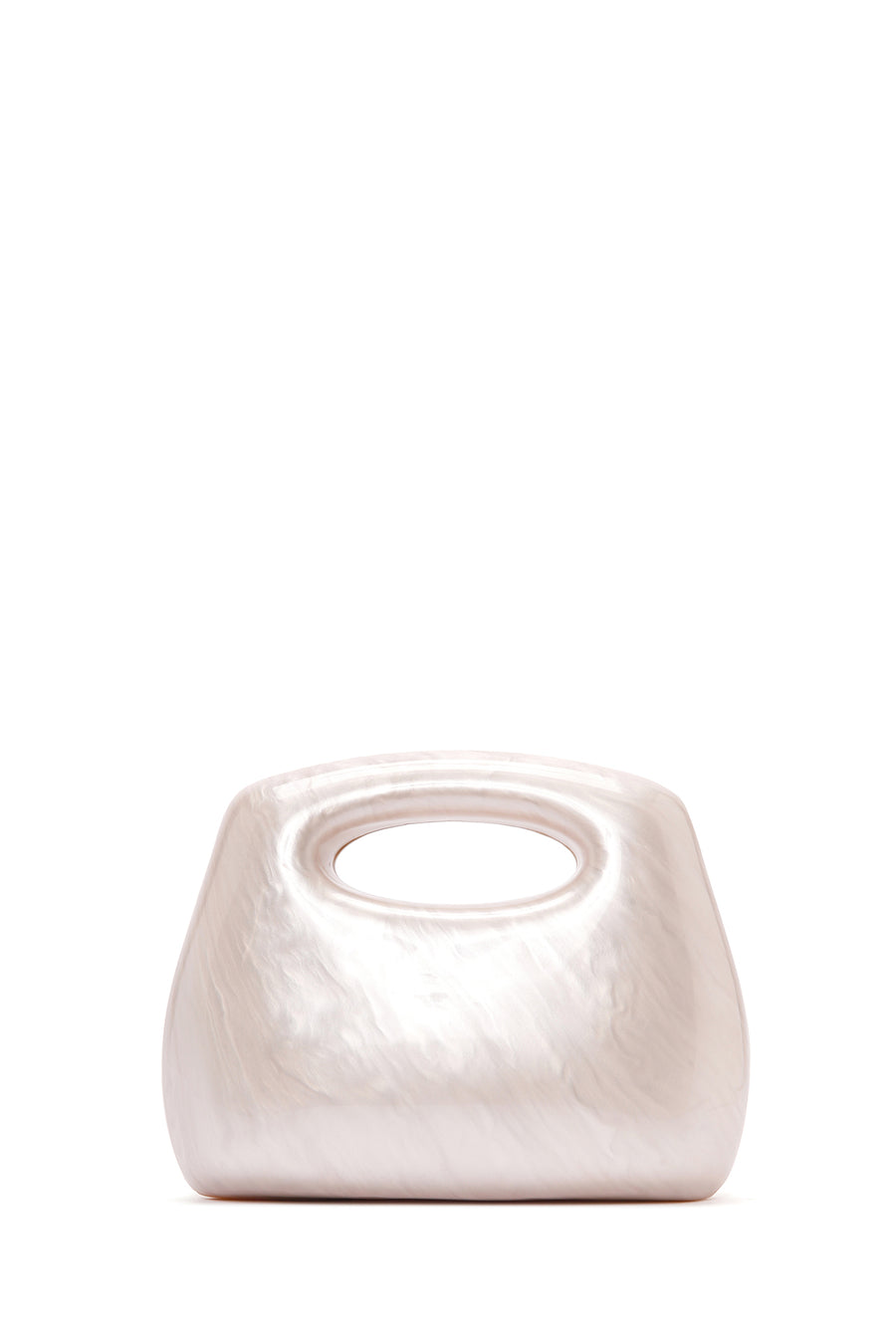 Women's White Box Handbag