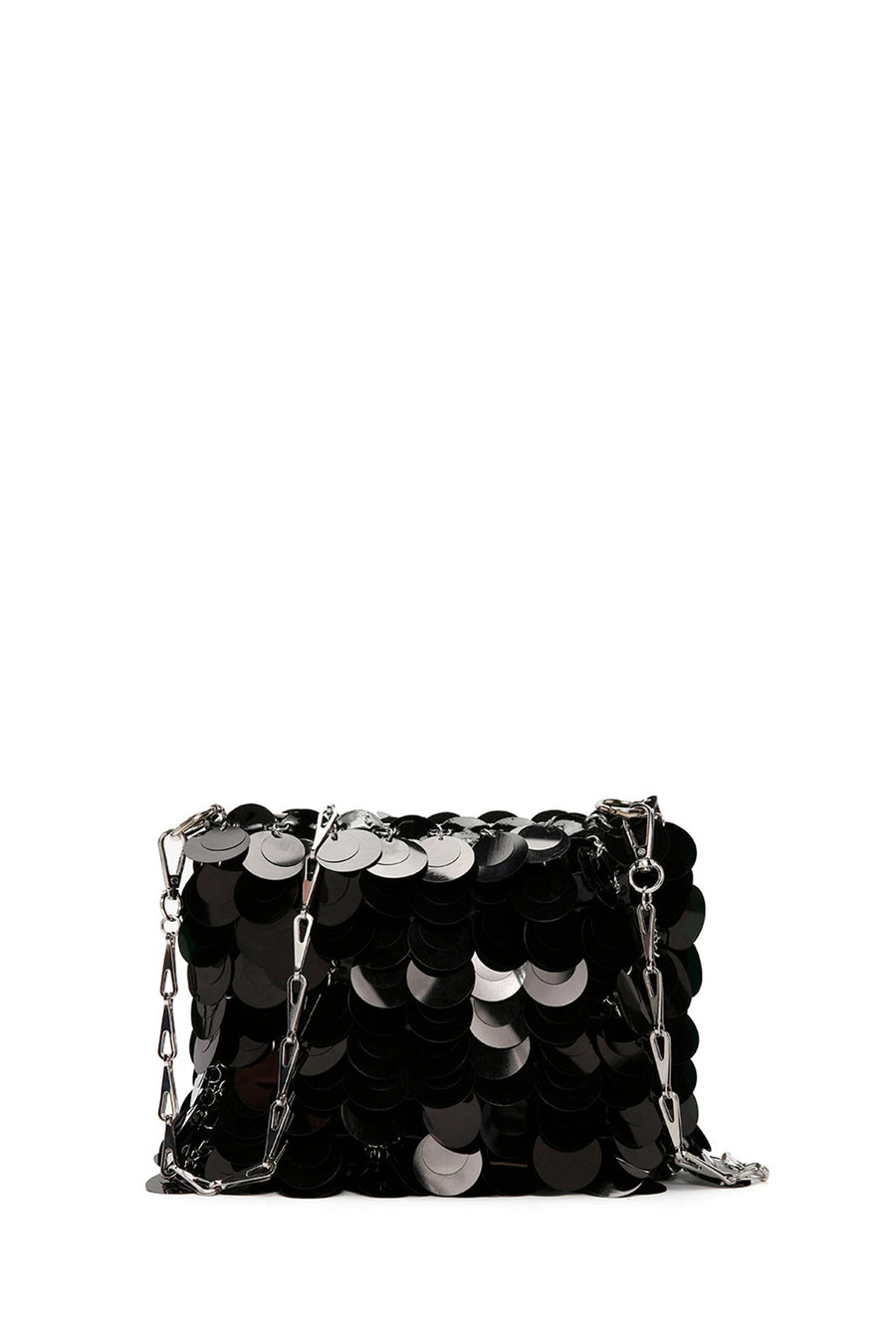 Women's Black Long Chain Strap Sequin Cross Bag 24SBD296646 | Derimod