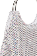 Kadın Gümüş Taşlı Kol Çantası | Derimod