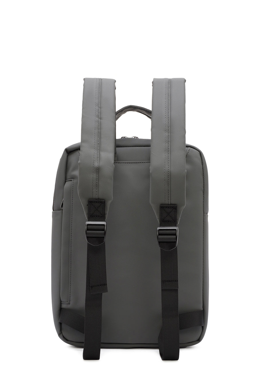 D-Pack Unisex Gray Fabric Backpack