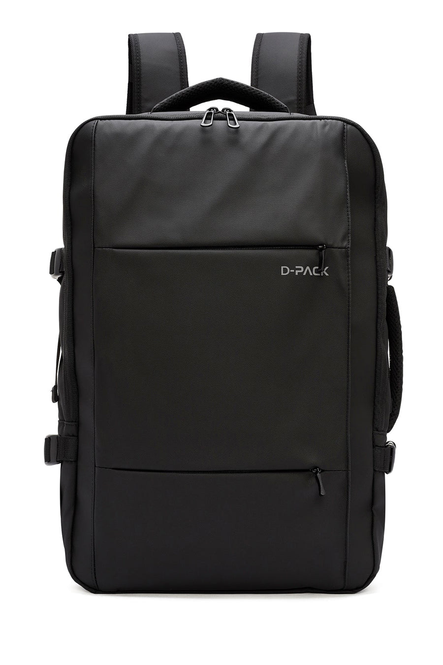 D-Pack Unisex Siyah Teknolojik Kumaş Sırt Çantası 24SBD30076F | Derimod