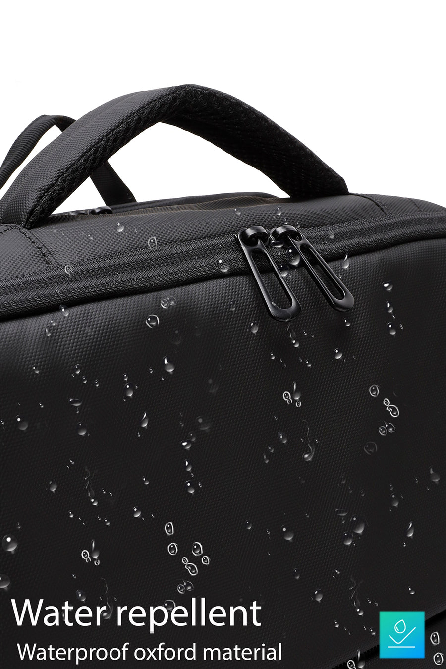 D-Pack Unisex Siyah Teknolojik Kumaş Sırt Çantası