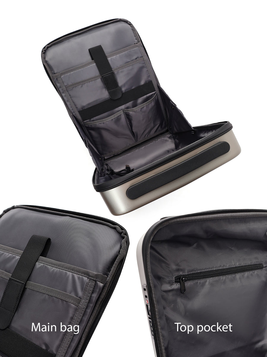 D-Pack Unisex Metalik Teknolojik Sırt Çantası