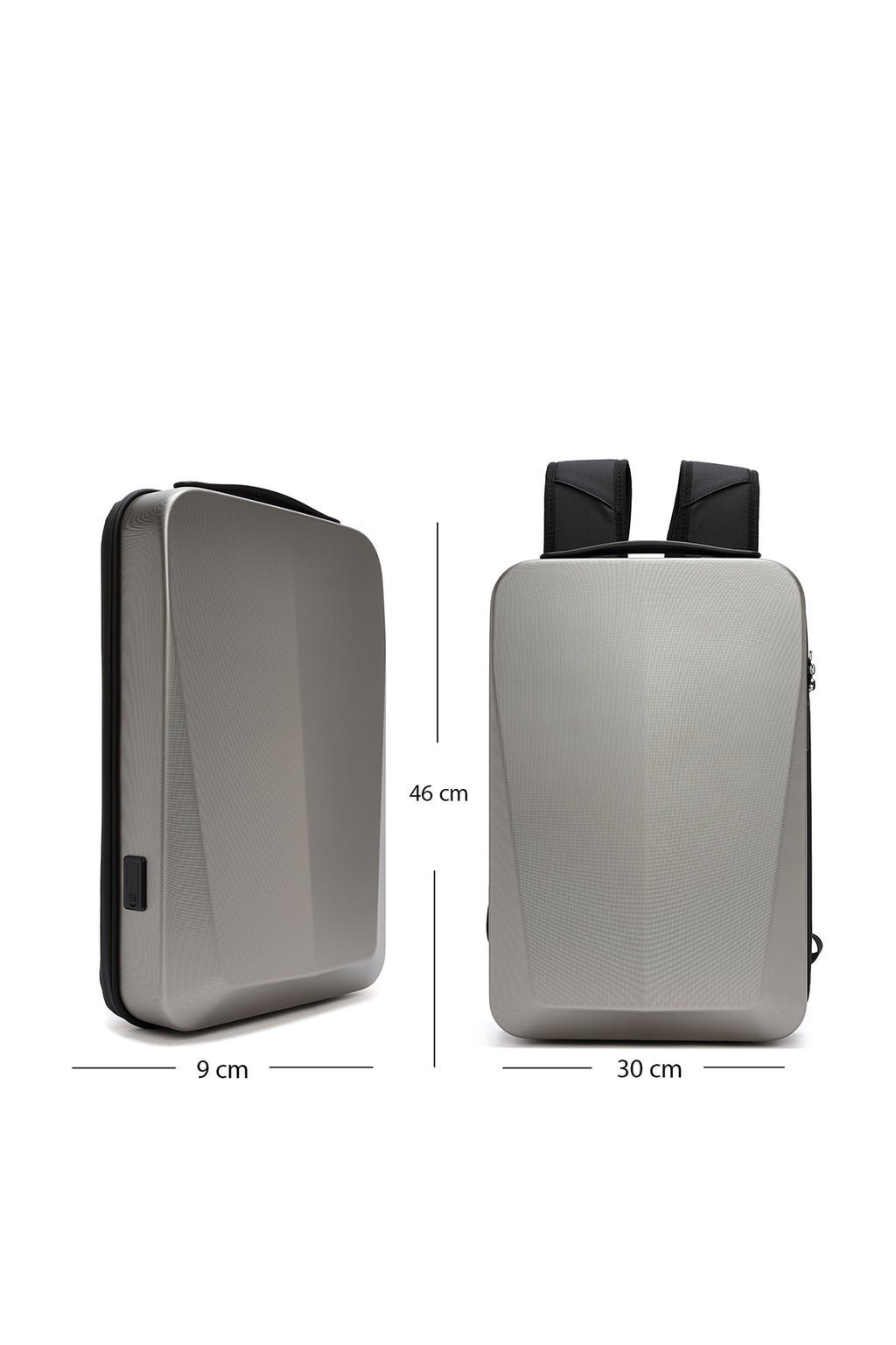 D-Pack Unisex Metalik Teknolojik Sırt Çantası