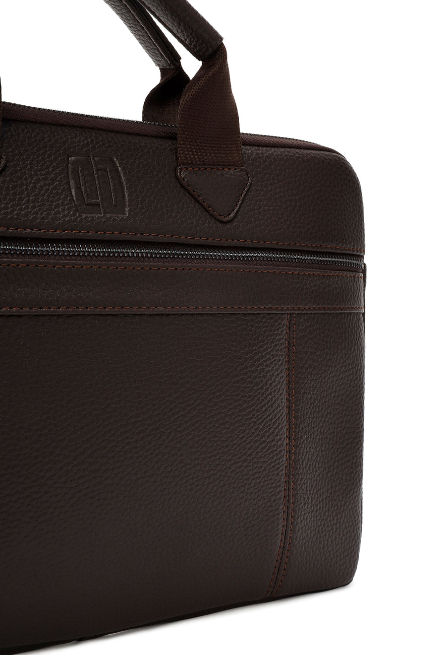 Men's Brown Long Strap Briefcase
