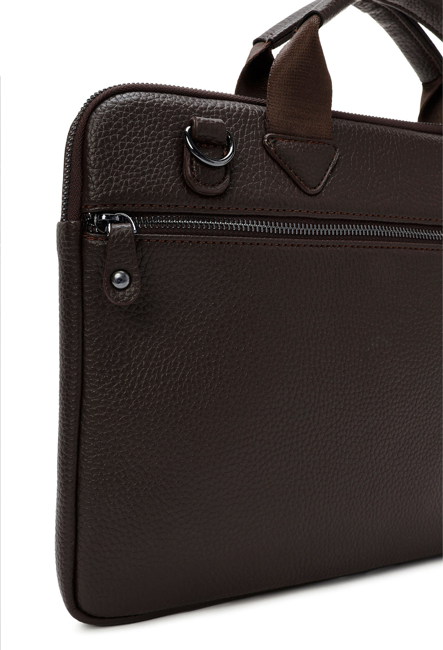 Men's Brown Long Strap Briefcase