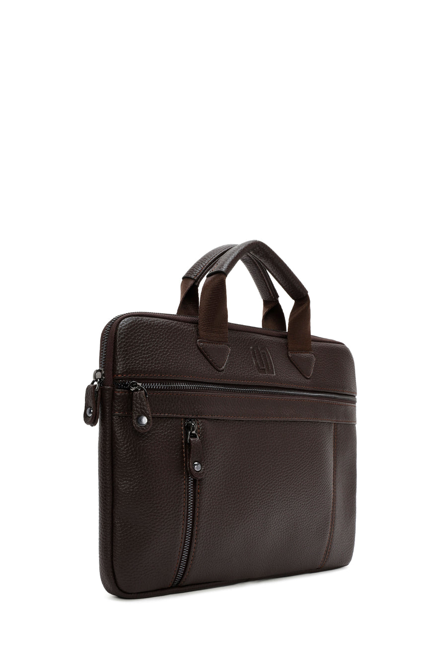 Men's Brown Long Strap Briefcase