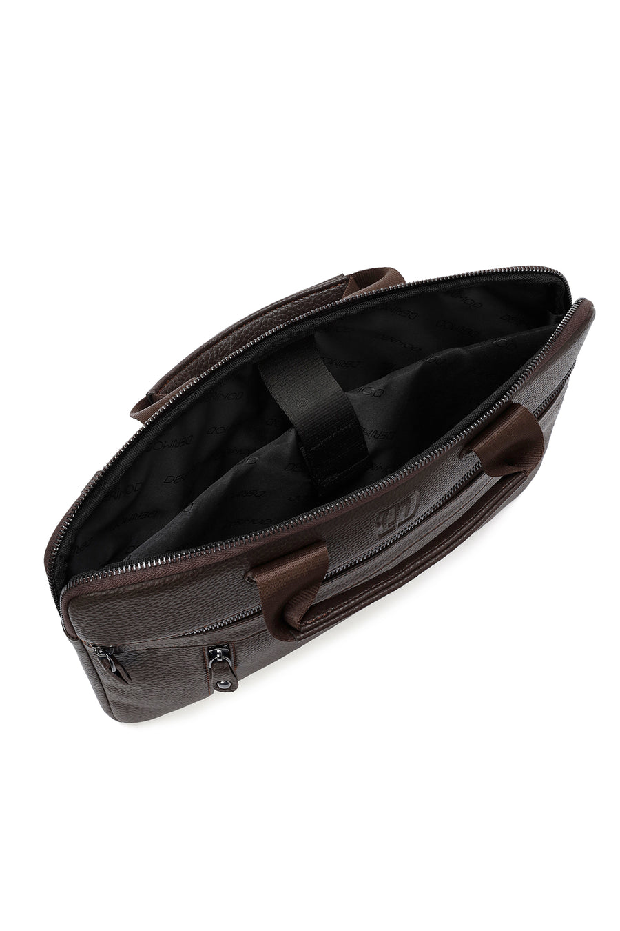 Men's Brown Long Strap Briefcase