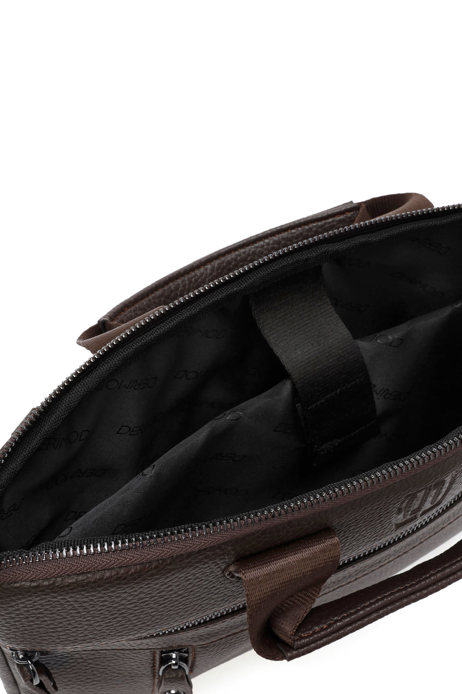 Men's Brown Long Strap Briefcase